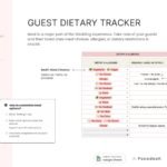 This image explains how to use Wedding Guest List Template designed by Pocodash.
