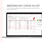 This image explains how to use Wedding Guest List Template designed by Pocodash.