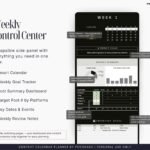 Listing Image of Product Explaining Weekly Control Center for Content Planning with a Team