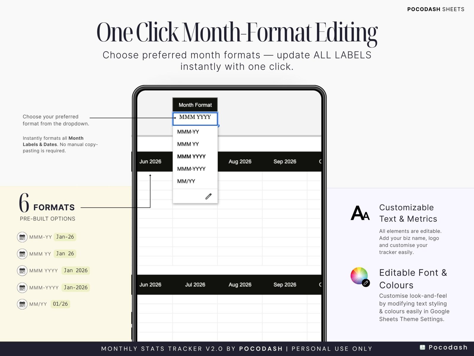 Photo showcases How to Edit Month Format in Google Sheets easily