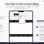 Photo showcases How to Edit Week Format in Google Sheets easily