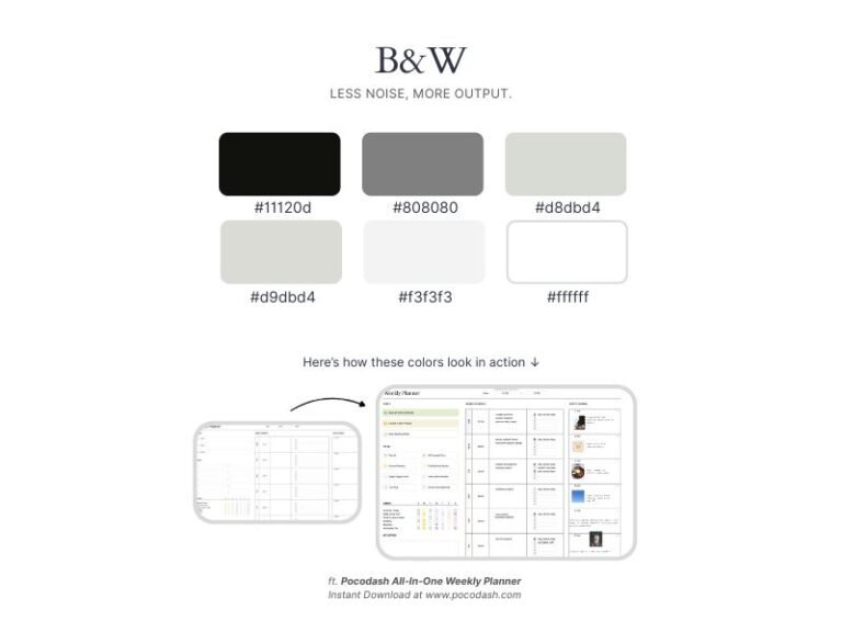 4 Best Google Sheets Colour Palette for Template Designers for Both ...
